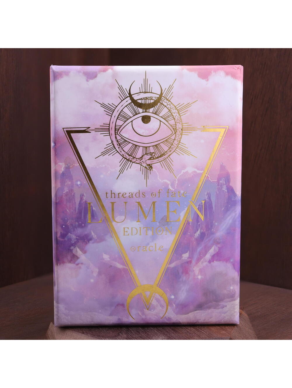 OOP Threads of Fate Lumen Oracle Deck Guidebook Holographic Gold Foil EUC HTF - Picture 2 of 9